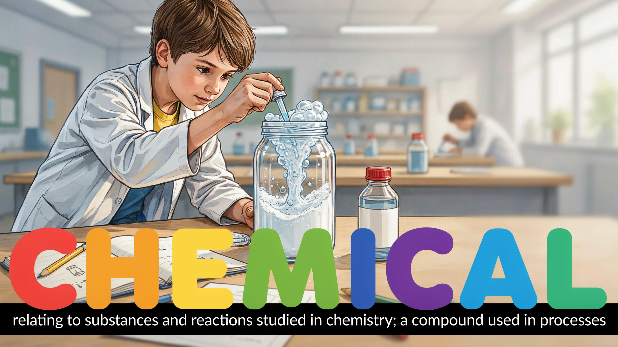 English Illustration for chemical